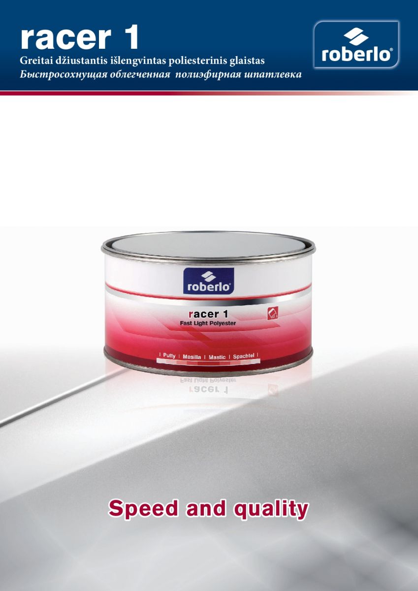 Racer 1 быстрая шпаклёвка от – ROBERLO